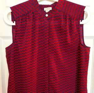 J. Crew cherries blouse
